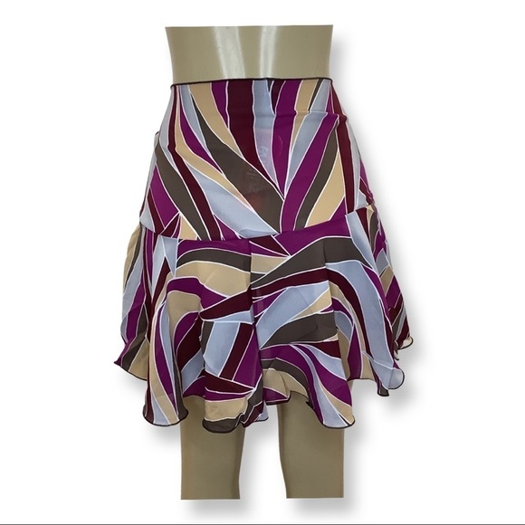 Zuliana vintage multi color print tie sarong. Made In USA. New With Tags. - Picture 3 of 4